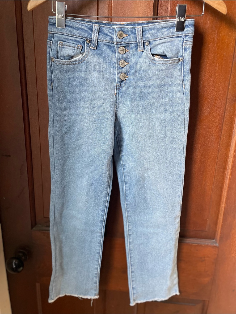 RSQ girls size 10 high rise straight jeans